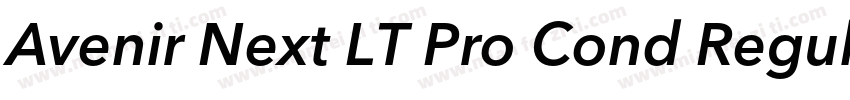 Avenir Next LT Pro Cond Regular字体转换